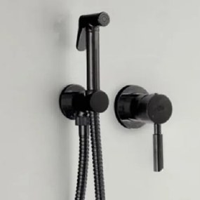 La Torre Flush Mix 12211 Black Brushed - Σύστημα μπιντέ για ζεστό &amp; κρύο νερό
