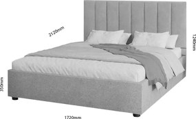 Κρεβάτι Unona Μπεζ 160x200cm