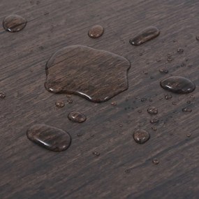 vidaXL Πλάκες Δαπέδου 36 pcs Σκούρο Καφέ 5,02 m² PVC