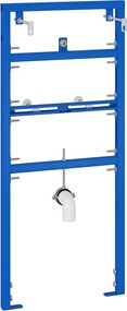 vidaXL Στήριγμα Τοίχου Μπάνιου Μπλε 50 x 3 x 112 εκ