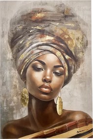 Πίνακας σε καμβά Siena I Inart 80x3x120εκ