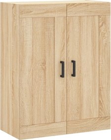 vidaXL Ντουλάπι Sonoma δρυς 69,5 x 34 x 180 εκ. από Επεξεργασμένο Ξύλο