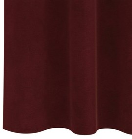 vidaXL Κουρτίνες με κουρτίνες 2 pcs Μπορντό 140 x 245 cm Βελούδο