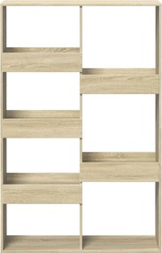 vidaXL Βιβλιοθήκη Sonoma Δρυς 100x33x155,5 εκ. από Επεξεργασμένο Ξύλο