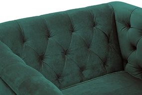 Πολυθρόνα Concept 55 185, Πράσινο, 75x85x85cm, Ταπισερί, Πόδια: Μεταλλικά