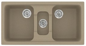Sanitec Classic 325 Granite Taupe Ένθετος Νεροχύτης