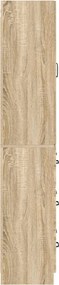 vidaXL Σέτ Ντουλαπιών 2 pcs Sonoma Δρυς 66 x 34,5 x 87 εκ.