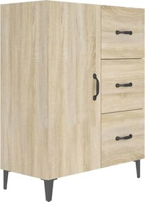vidaXL Ντουλάπι Sonoma Δρυς 69,5 x 34 x 90 εκ. από Επεξεργασμένο Ξύλο