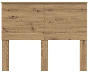 vidaXL Κεφαλάρι Artisan Oak 120 cm Επεξεργασμένο ξύλο