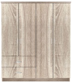 Ντουλάπα ArteLibre CANDY CANE Φυσικό Χρώμα 160x50x195cm