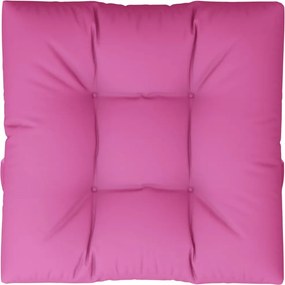 vidaXL Μαξιλάρι Παλέτας Ροζ 70 x 70 x 12 εκ. Υφασμάτινο