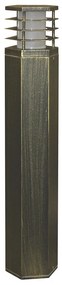 Adeleq Κολώνα Αλουμινίου Εξάγωνη Με Σκίαστρο D12.5cm H65cm Ντουί Ε27 Ρουστίκ 9-72936571