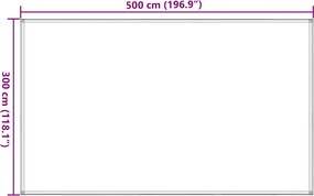 vidaXL Χαλί Σκηνής Ανθρακί 300 x 500 εκ.