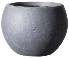 Κασπώ Πήλινο Στρογγυλό Rocky A-4050-8 30x30x23cm Grey Supergreens Clay