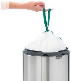 Κάδος Brabantia Touch Bin New 649999, 30 l, αθόρυβο και ομαλό κλείσιμο, Λευκό