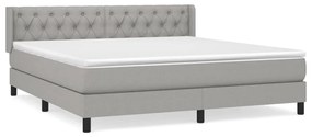 ΚΡΕΒΑΤΙ BOXSPRING ΜΕ ΣΤΡΩΜΑ ΑΝ. ΠΡΑΣΙΝΟ 160X200ΕΚ ΥΦΑΣΜΑΤΙΝΟ 3129961