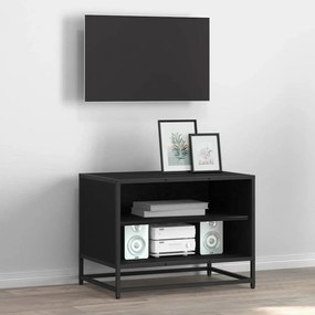 vidaXL Ντουλάπι TV Μαύρη δρυς 61 x 40 x 46 εκ Επεξεργασμένο ξύλο