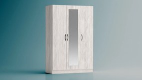 Τρίφυλλη ντουλάπα με καθρέφτη Apolo3 120x52x181 DIOMMI 33-135 DIOMMI-33-135