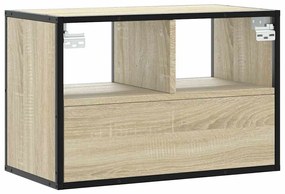 Έπιπλο Τηλεόρασης Sonoma Δρυς 60x31x39,5 εκ. Επεξ. Ξύλο - Καφέ
