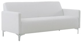 Καναπές Τριθέσιος STYLE PU Άσπρο 164x71x72cm