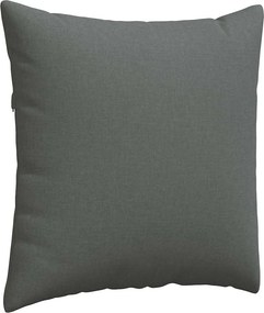 vidaXL Μαξιλάρι Καναπέ 2 pcs Σκούρο Γκρι 60 x 60 cm ύφασμα