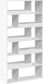 vidaXL Βιβλιοθήκη Λευκή 100x33x187,5 εκ. Επεξ. Ξύλο