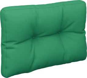 vidaXL Μαξιλάρια Παλέτας 2 τεμ. Πράσινα Υφασμάτινα