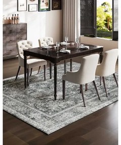 VEVOR Large Area Rug 8x10 ft Anti-Skid and Tear-Resistant Floor Mat Vintage Gray