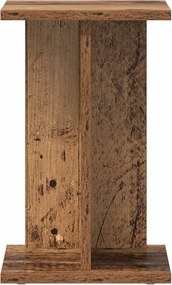 vidaXL Βάση φυτών Παλιό ξύλο 25 x 25,5 x 40,5 εκ.