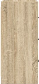 vidaXL Πλαϊνό γραφείο Sonoma Δρυς 40 x 36 x 80 εκ Επεξεργασμένο Ξύλο