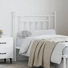 vidaXL Ανταλλακτικό κεφαλάρι Λευκό 80 εκ. Μεταλλικό