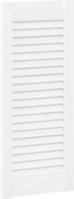 vidaXL Πόρτα ντουλαπιού Louvred Design Λευκό 61,5x29,5 cm