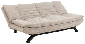Καναπές κρεβάτι Oakland 339, Αριθμός θέσεων: 4, Beige, 91x196x98cm, 42 kg, Πόδια: Μέταλλο, Ξύλο: Πεύκο | Epipla1.gr