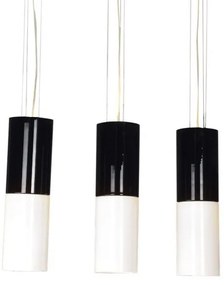 Κρεμαστό Φωτιστικό Οροφής IP20 6xGU10 ACA-KYLIMD51016A-Μαύρο-Λευκό KYLIMD51016A