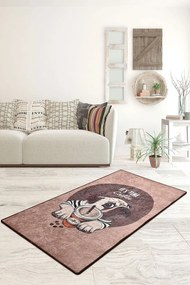 Χαλί Pugs Coffee 882CHL1766 Brown Conceptum Hypnose 60X140cm
