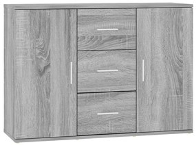 Ντουλάπι Γκρι Sonoma 91 x 29,5 x 65 εκ. από Επεξεργασμένο Ξύλο 823348