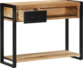 vidaXL Τραπέζι κονσόλας 100x35x75 cm Στερεό ακατέργαστο ξύλο Mango