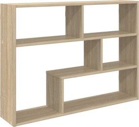 vidaXL Ράφι Τοίχου Επιτοίχιο Καφέ 95 x 20 x 69,5 εκ.