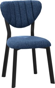 Καρέκλα Μπλε Σκούρο Μπλε DAPAGE 47x45x85