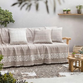 Ριχτάρι Korpus Brown 608/13 Gofis Home Τριθέσιο 180x310cm Cotton-Polyester