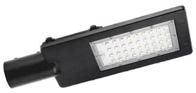 LED STREET LUMINAIRE 30W 3000LM 4000K 120X50˚ CLASS I 230V AC IP66 ACA NOLA3040N