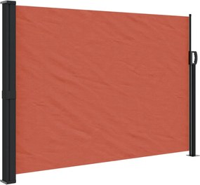vidaXL Σκίαστρο Πλαϊνό Συρόμενο Τερακότα 140 x 600 εκ.