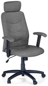 Καρέκλα γραφείου Houston 663, Σκούρο γκρι, 116x66x62cm, 11 kg, Με μπράτσα, Με ρόδες, Μηχανισμός καρέκλας: Κλίση | Epipla1.gr