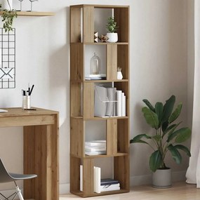 vidaXL Βιβλιοθήκη Artisan Δρυς 45x24x159 εκ. Επεξεργασμένο Ξύλο