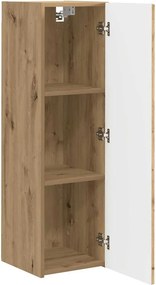 vidaXL Ντουλάπι Τηλεόρασης Τοίχου 30 x 31 x 100 εκ. Επεξεργασμένο ξύλο