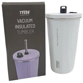 ΑΝΟΞΕΙΔΩΤΟ ΘΕΡΜΟΣ ΛΕΥΚΟ 600ml TS-8848A-1-TS-8848A-1