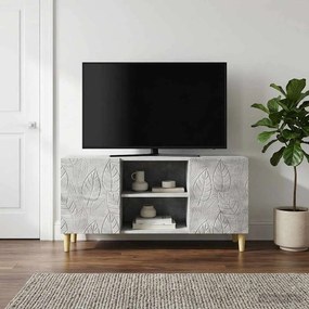VidaXL Ντουλάπι TV 102 x 34,5 x 50 εκ. Γκρι Σκυροδέματος