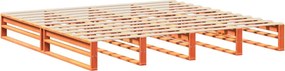 vidaXL Σκελετός Κρεβ. Χωρίς Στρώμα Καφέ Κεριού 180x200 εκ Μασίφ Πεύκο