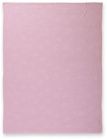 Κουβέρτα πικέ λίκνου 80x110 - Wings of Joy Pink 5205495605210
