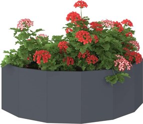 vidaXL Γλάστρα Ανθρακί 120 x 60 x 35 cm Ατσάλι